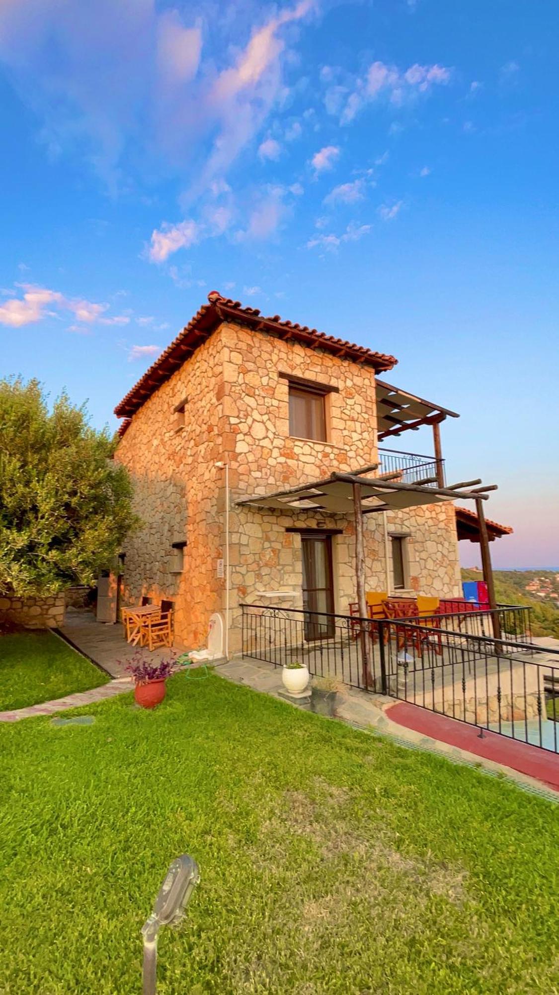 Koumaros Villas Ajía Paraszkeví Kültér fotó